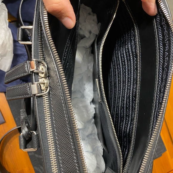 Prada Double Zip Briefcase - looking to trade - Picture 7 of 8